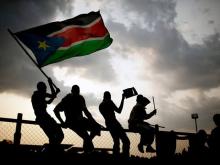 image of south sudanese celebrating in Juba