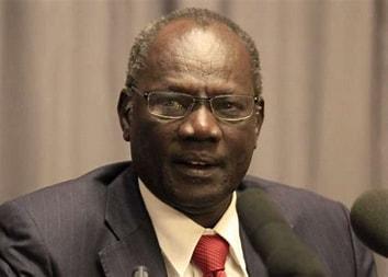 Image of Michael Makeui , the Minister of Information